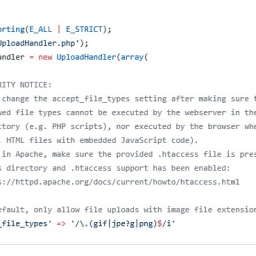 Unauthenticated arbitrary file upload vulnerability in Blueimp jQuery-File-Upload <= v9.22.0